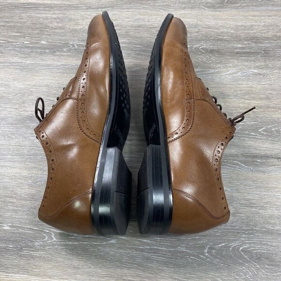 Stacy Adams Mens 13 M Oxfords Brown Lace Up Wingtip Leather Shoes Casual Preppy‎ main image 15